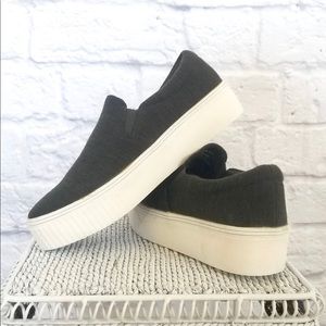 Olive Green Fabletics Pier Platform Sneaker